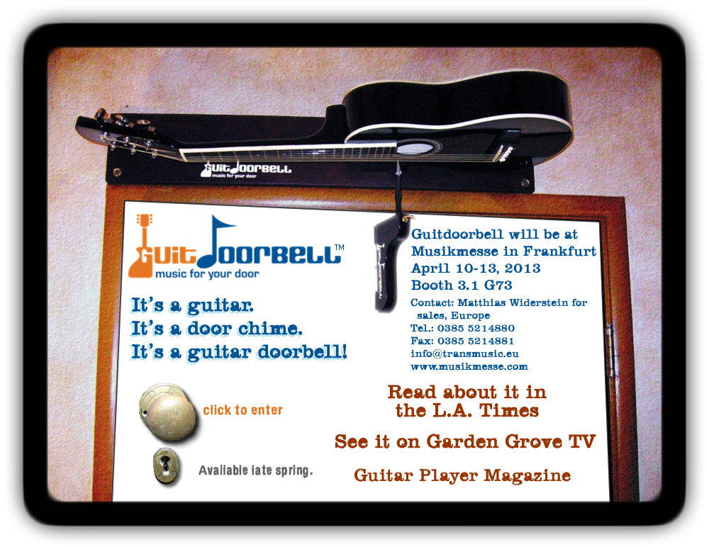 The Guitdoorbell&trade; &mdash; Music for Your Door